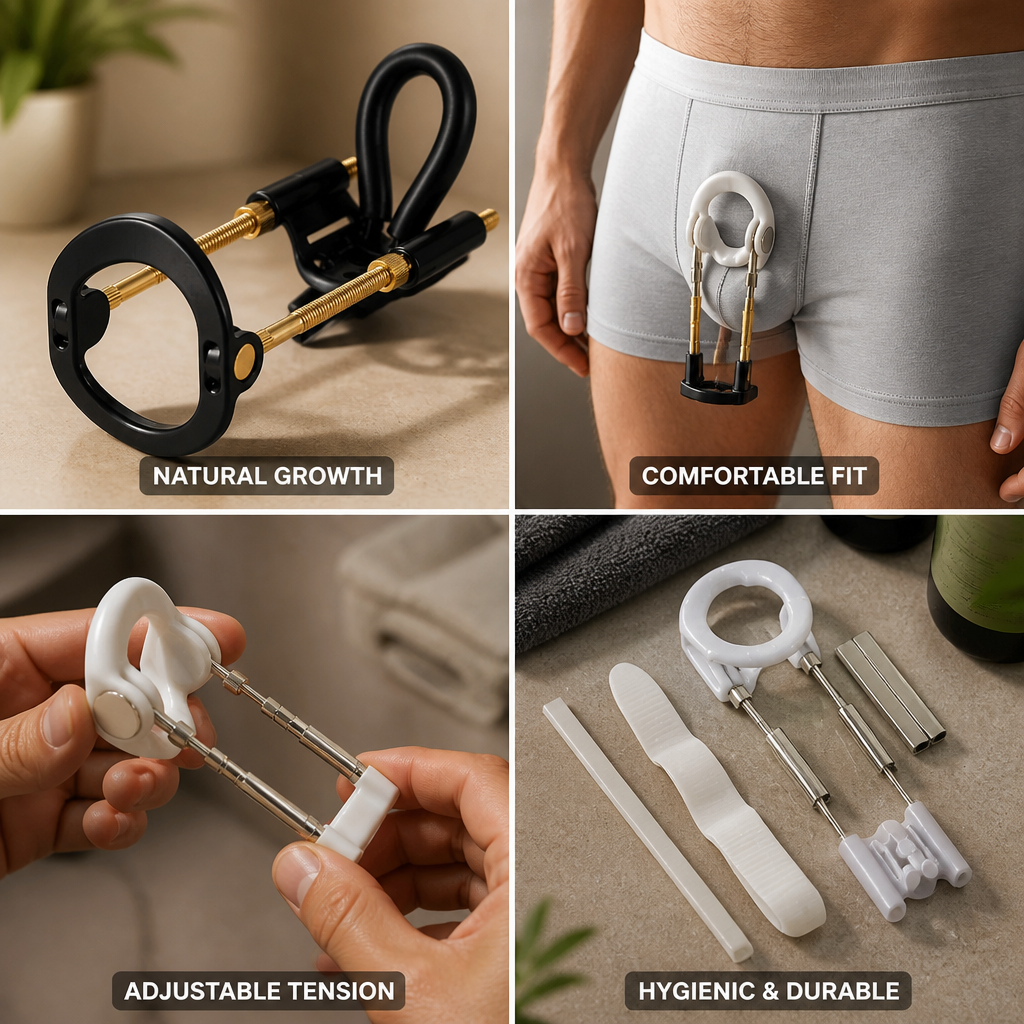 Clinically Supported Adjustable Male Traction Device