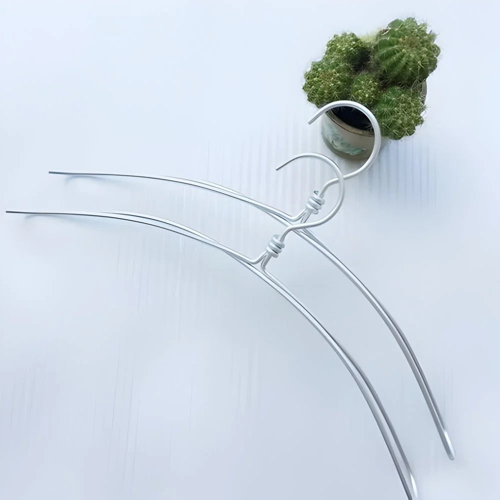 Clothes Hangers Extra-Wide Aluminum Alloy Set of 6