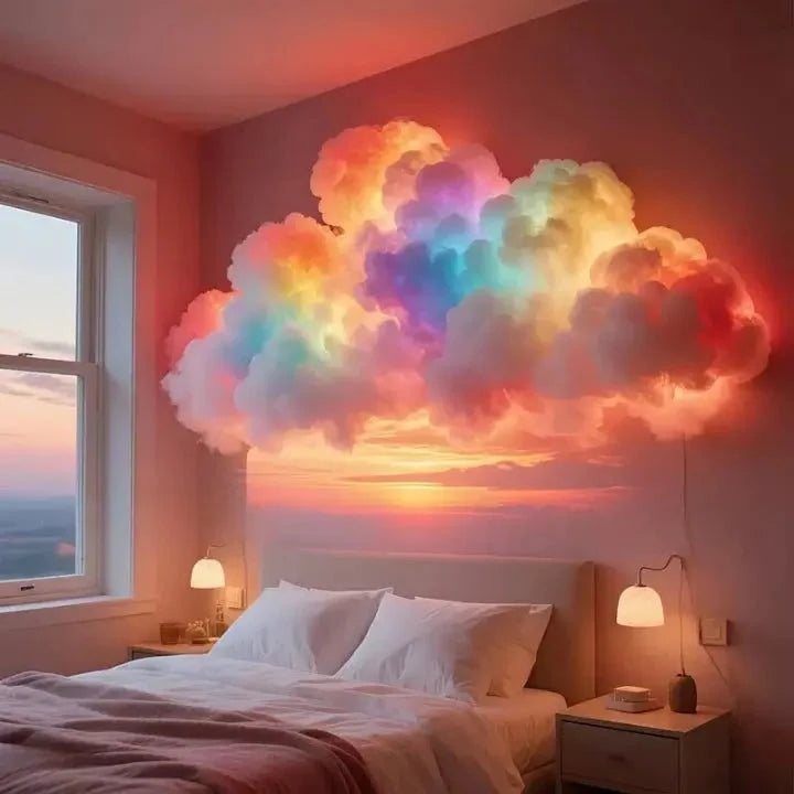 Cloud Mood Lamp App-Controlled RGB Customizable Shape