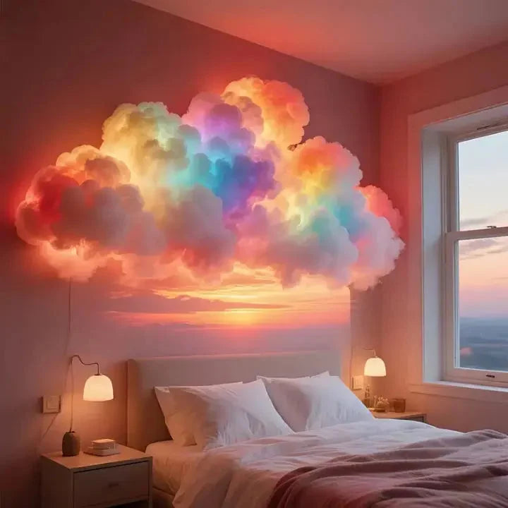 Cloud Mood Lamp App-Controlled RGB Customizable Shape