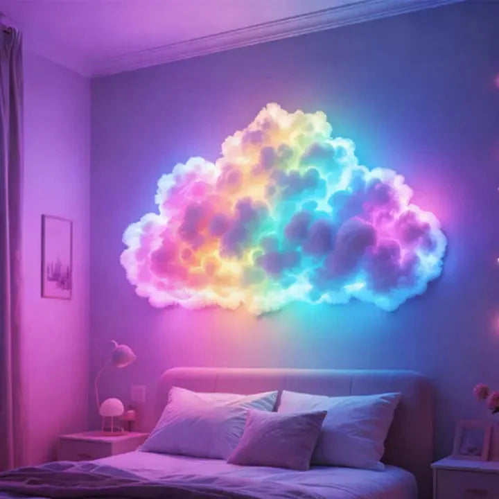 Cloud Mood Lamp App-Controlled RGB Customizable Shape