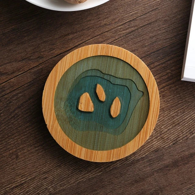Coaster Bamboo & Resin Mountain Landscape Design