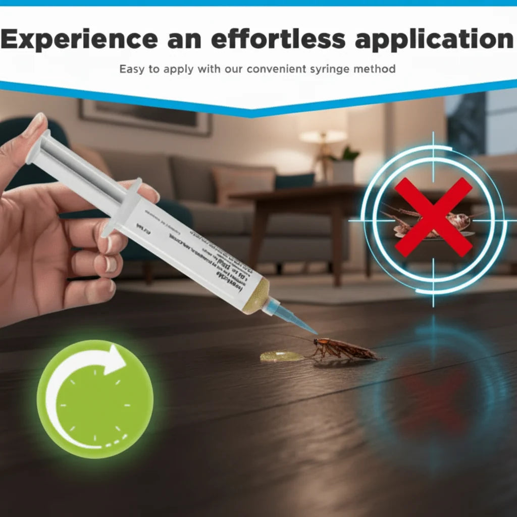 Cockroach Bait Gel Precise Syringe Indoor & Outdoor Use