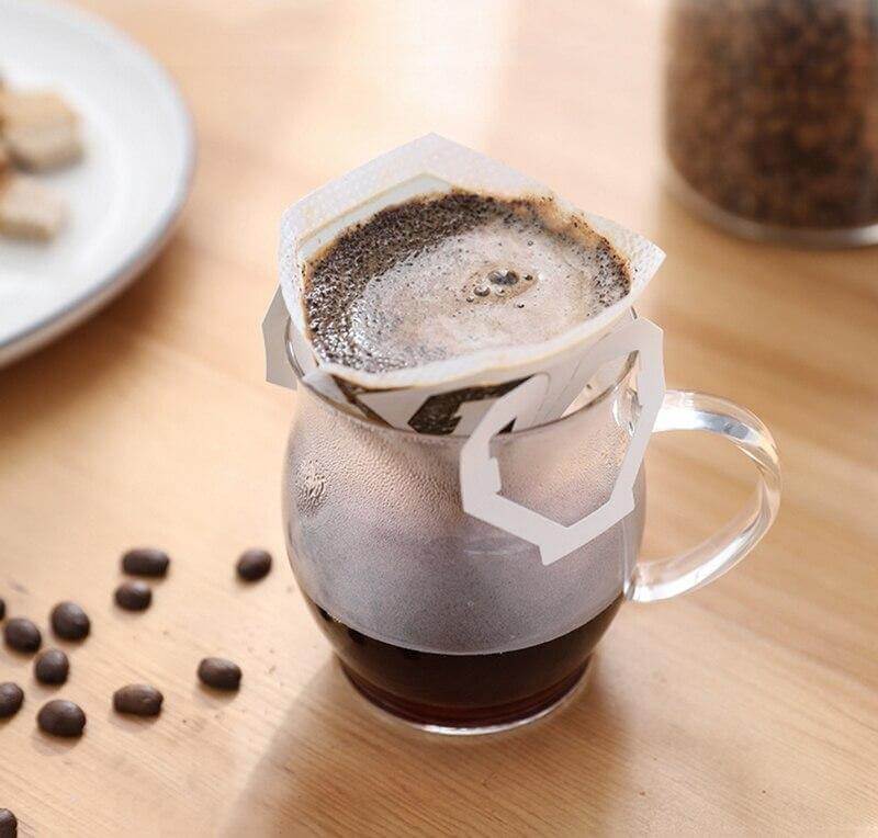 Coffee Filter Papers Single-Cup Pour-Over Fits Most Mugs