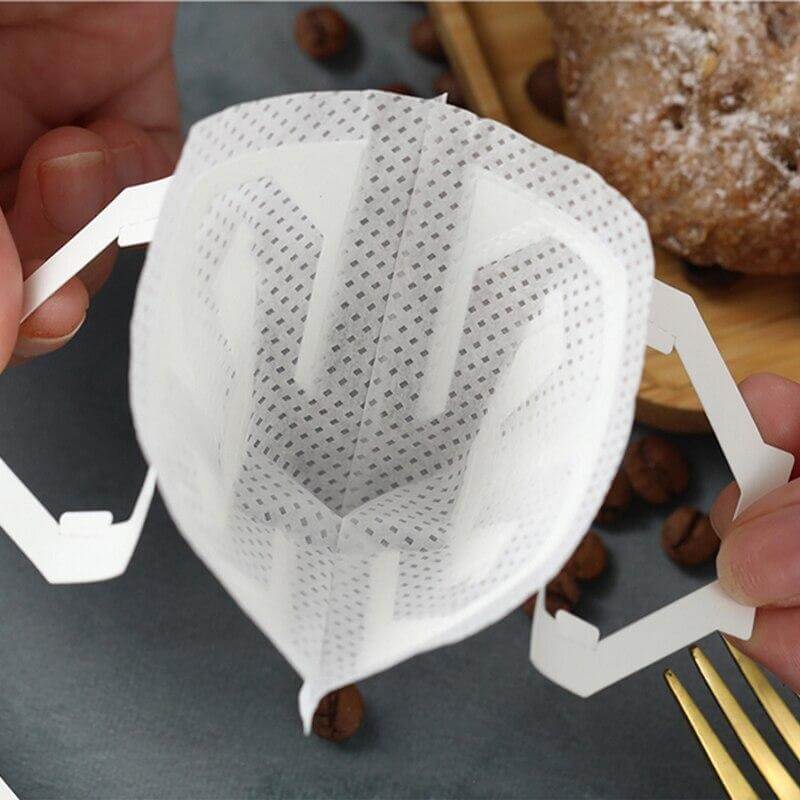 Coffee Filter Papers Single-Cup Pour-Over Fits Most Mugs
