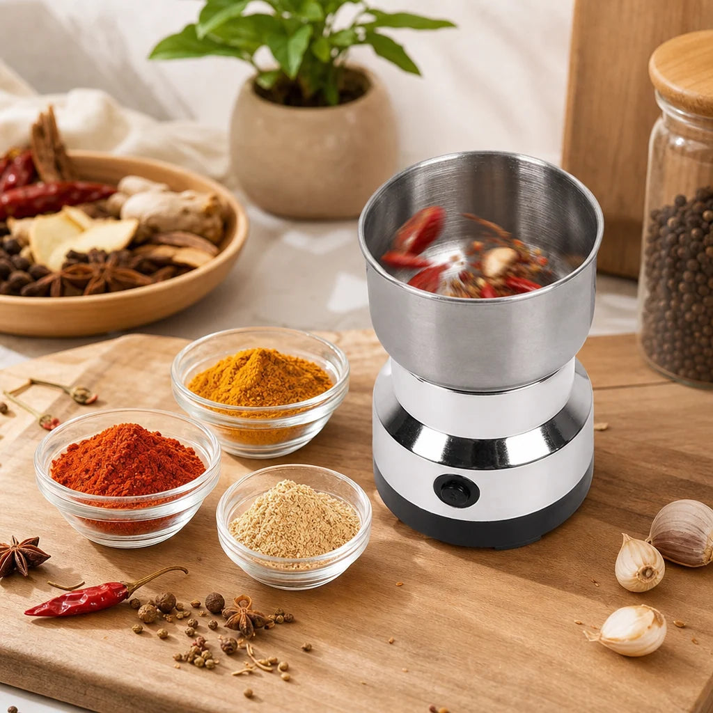Coffee Grinder Electric Multi-Purpose Compact 10.1 Oz Capacity