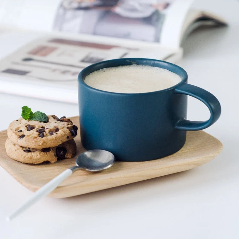 Coffee Mug Ceramic Underglaze Color Finish Seven Color Options