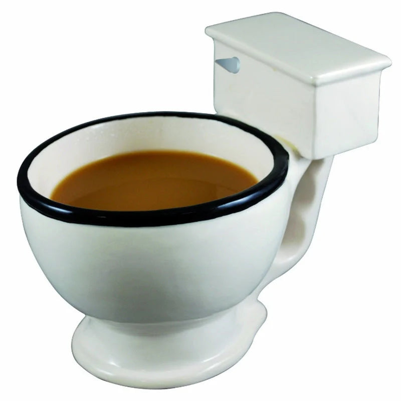 Coffee Mug Toilet-Shaped Ceramic 300ml Capacity