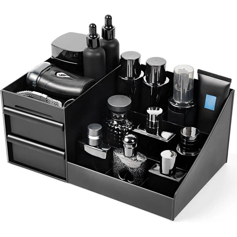 Cologne Organizer 9 Compartments With 2 Drawers
