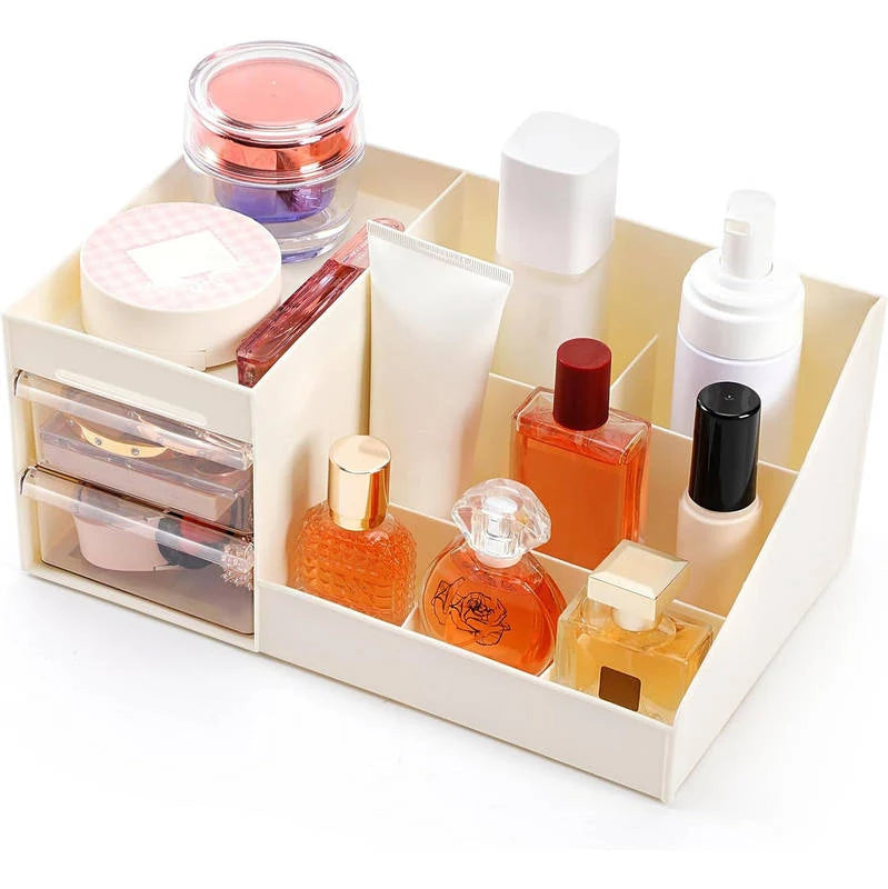 Cologne Organizer 9 Compartments With 2 Drawers