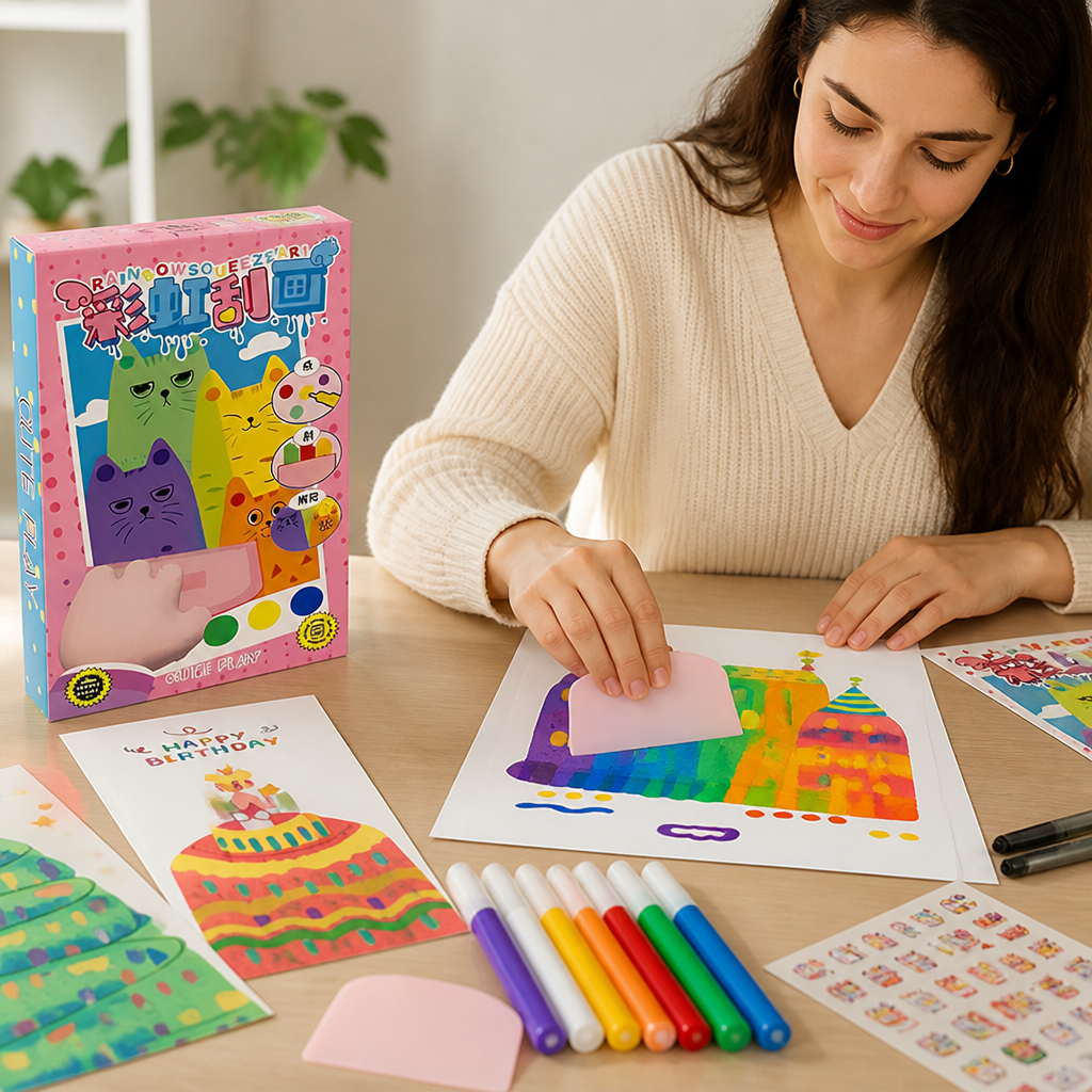 Complete Dot-And-Drag Squeegee Painting Kit