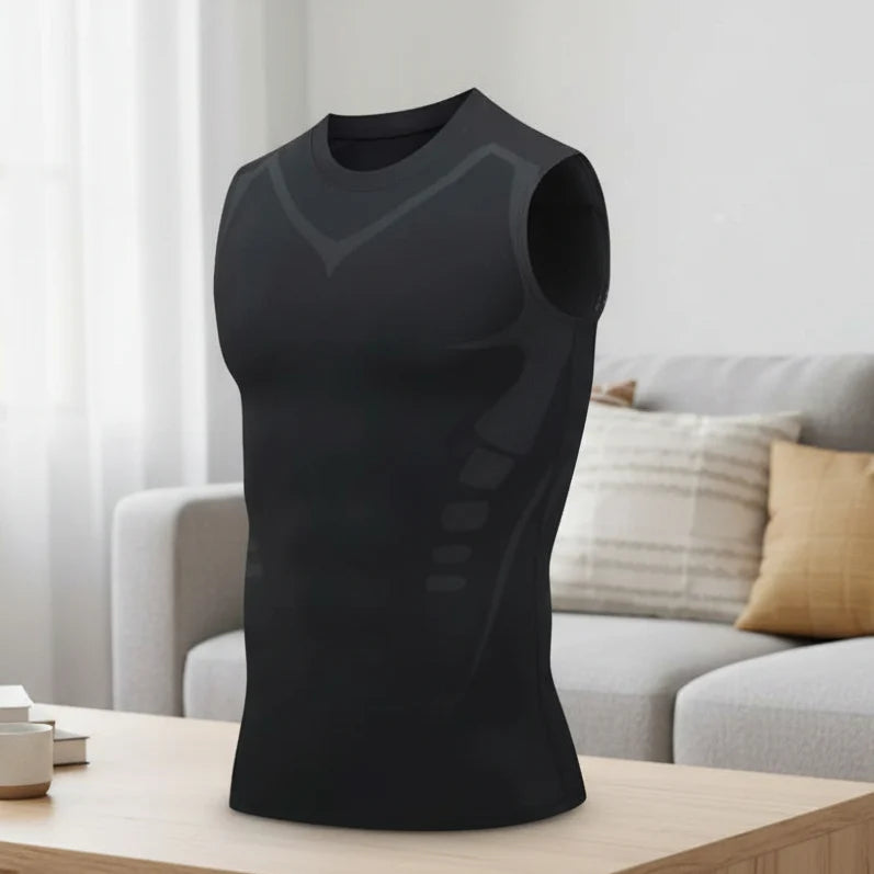 Compression Vest Core & Back Support Breathable Fabric
