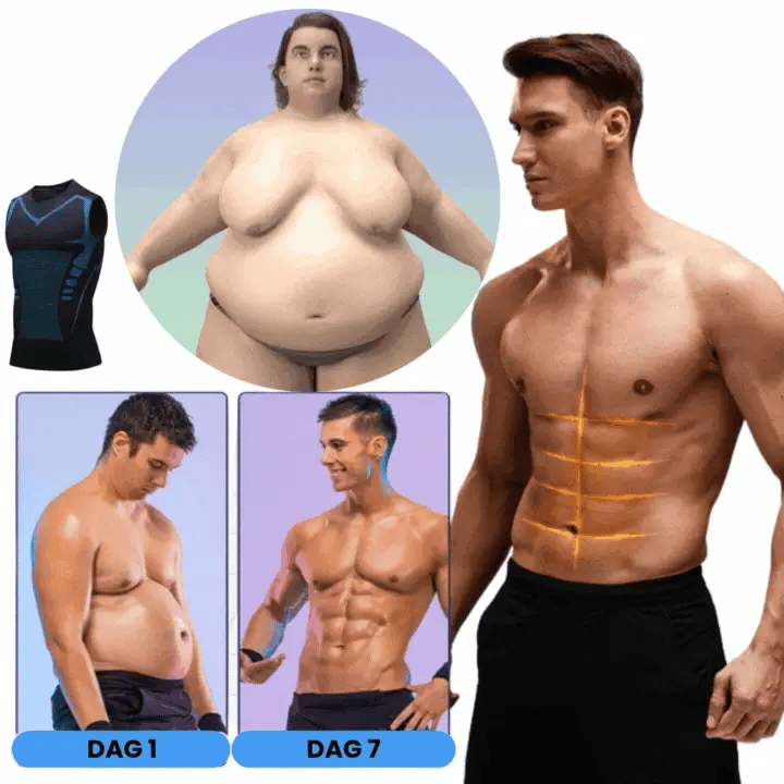 Compression Vest Core & Back Support Breathable Fabric