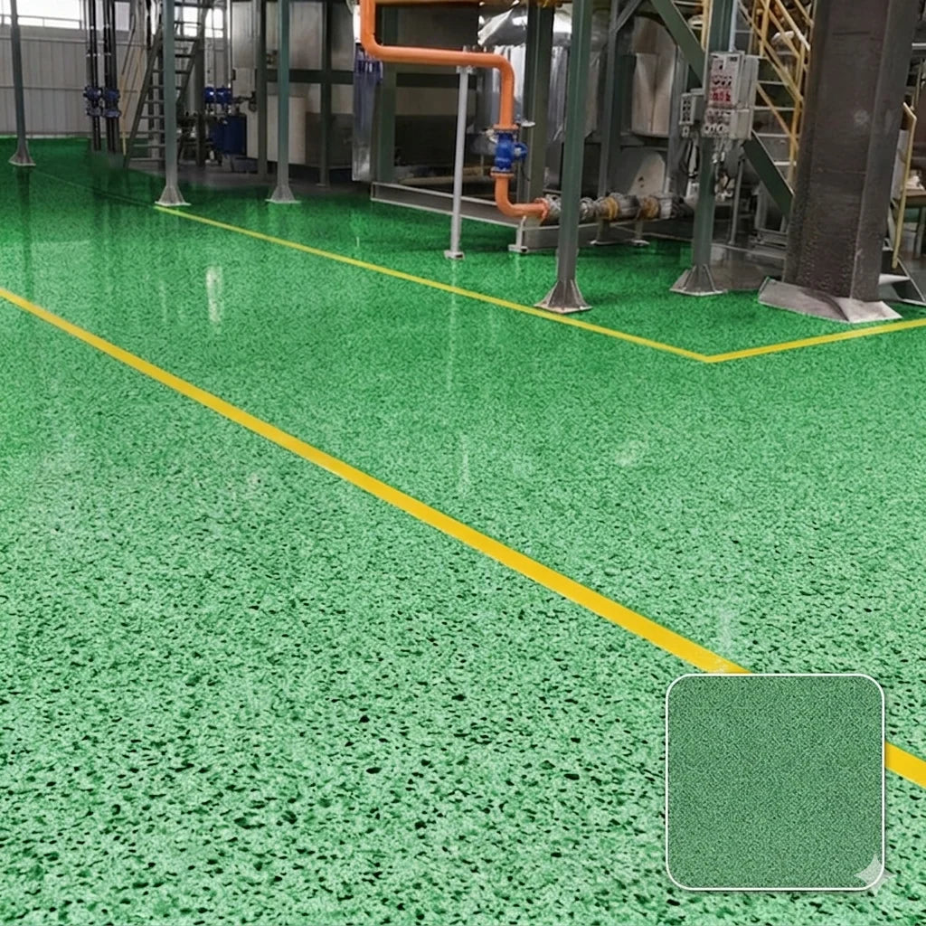 Concrete Floor Coating High-Gloss Marble Effect Waterproof