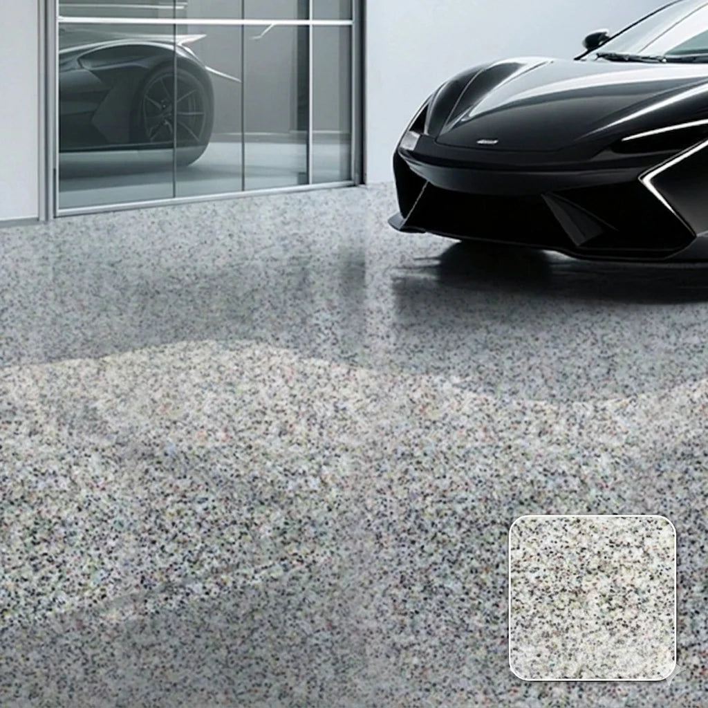 Concrete Floor Coating High-Gloss Marble Effect Waterproof