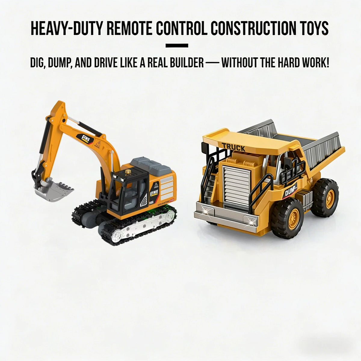 Construction Vehicle Remote Control Moving Arm & Bucket