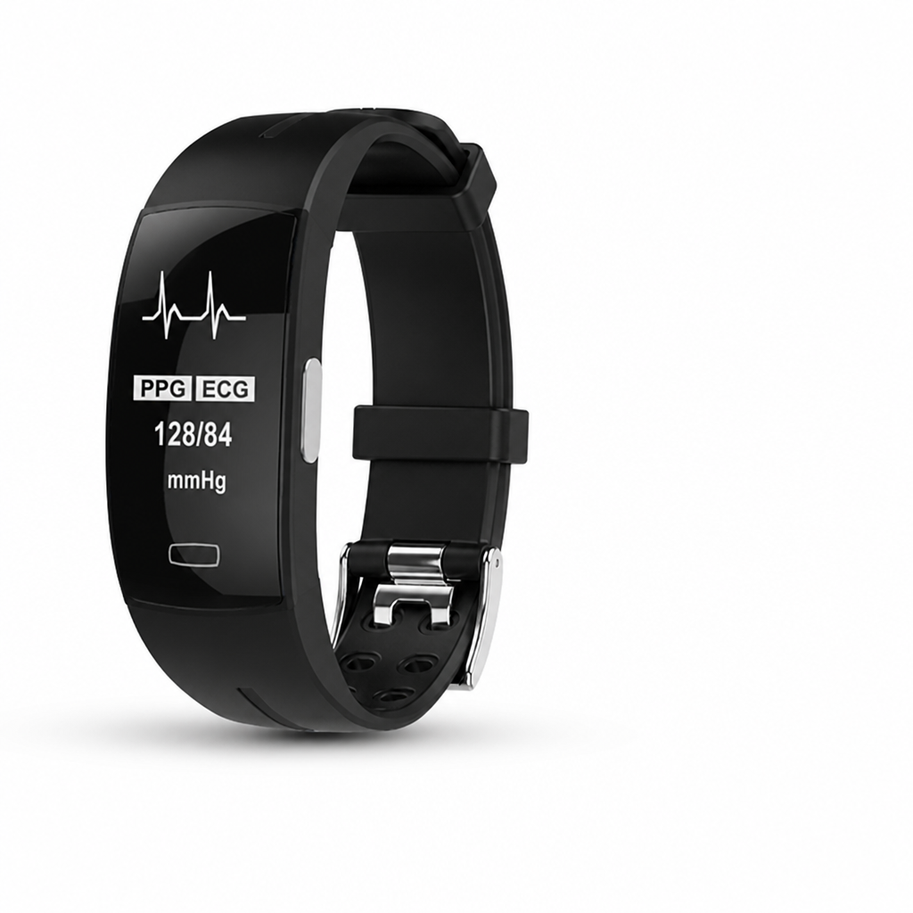 Continuous Blood-Pressure & Heart-Rate Smartwatch