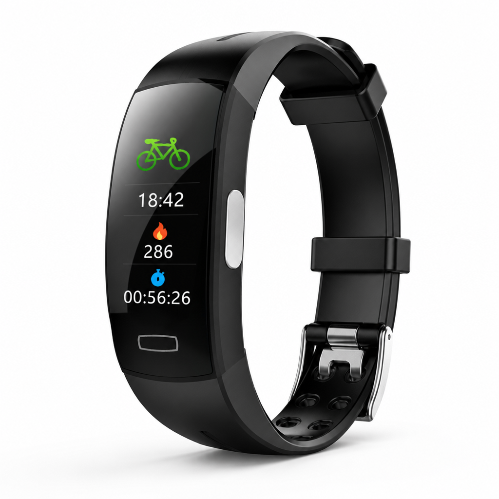 Continuous Blood-Pressure & Heart-Rate Smartwatch