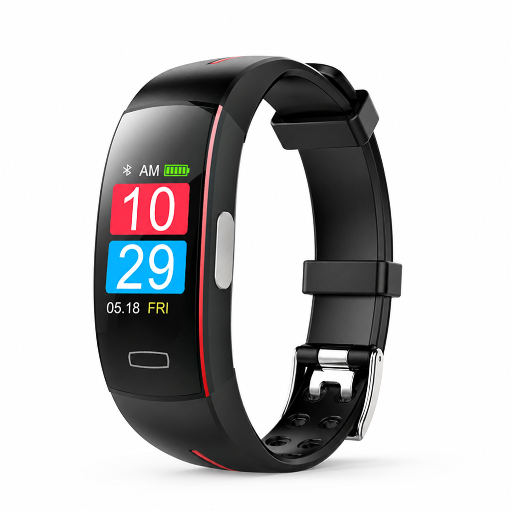 Continuous Blood-Pressure & Heart-Rate Smartwatch