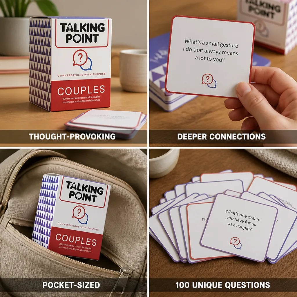 Conversation Cards Thought-Provoking Questions Set of 100