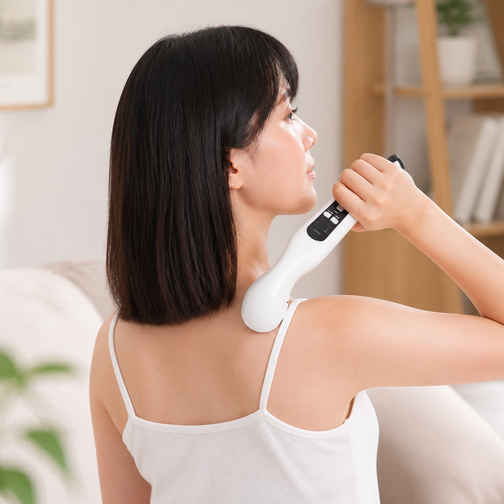 Cordless Pre-Warmed Ultrasonic Pain Relief Device