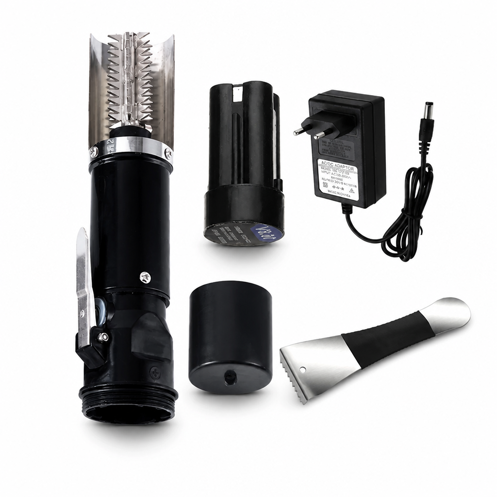 Cordless Rechargeable Dual-Function Fish Scaler (Up to 4H Runtime)