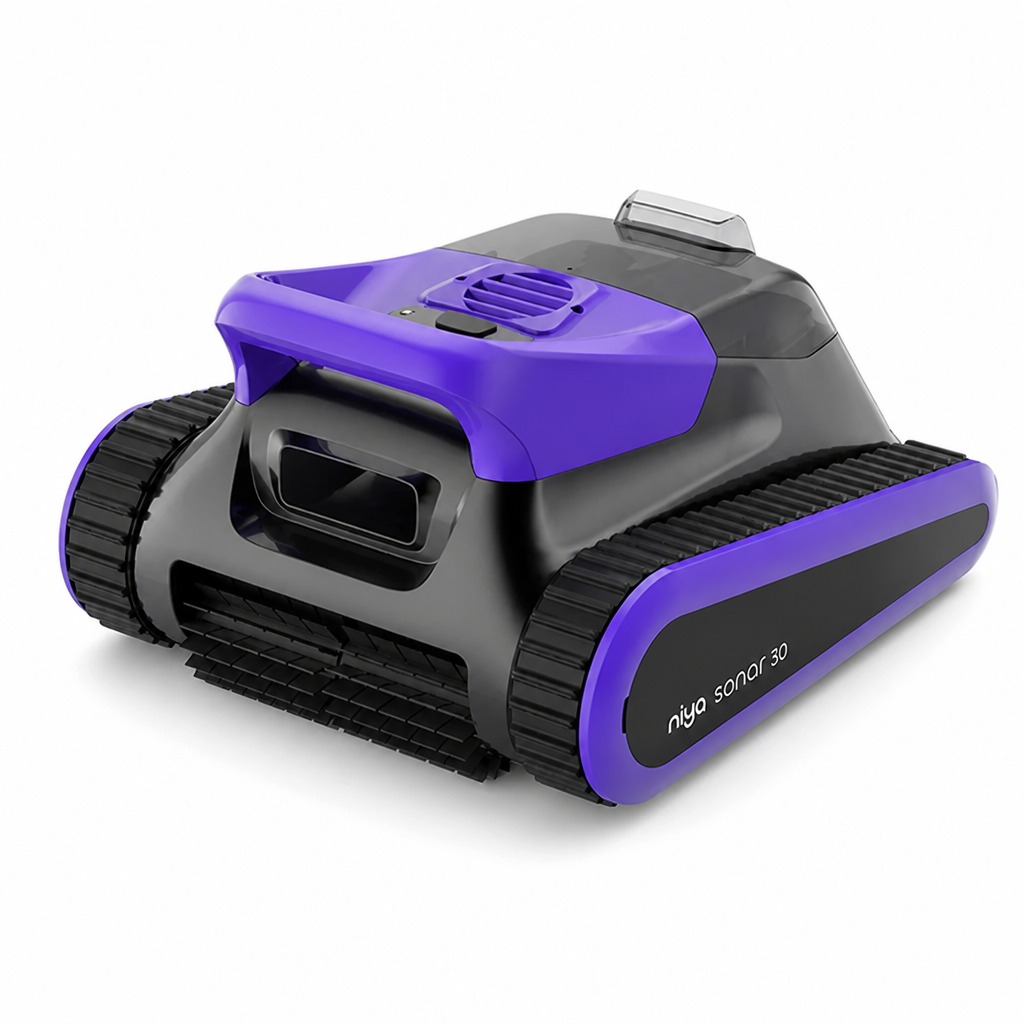 Cordless Sonar Wall-Climbing Robotic Pool Cleaner (Up to 33 ft)