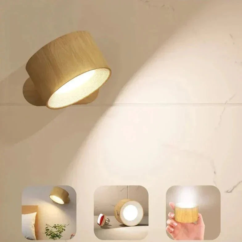 Cordless Wall Light USB Rechargeable Touch Dimming