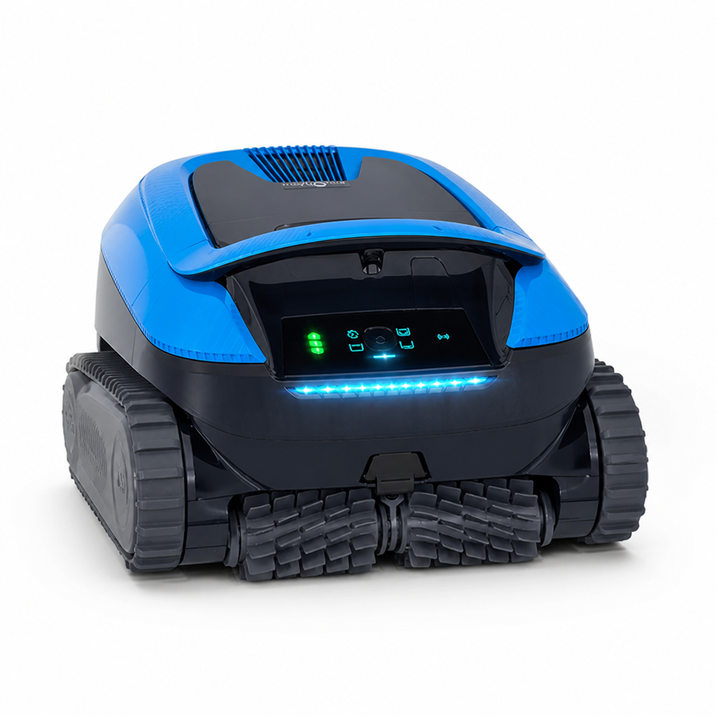 Cordless Wi-Fi Wall-Climbing Robotic Pool Cleaner