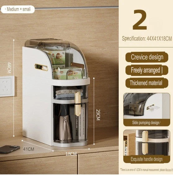 Corner Cabinet Organizer Rack Multi-Layer Space-Saving Plastic