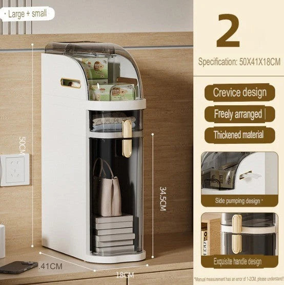 Corner Cabinet Organizer Rack Multi-Layer Space-Saving Plastic