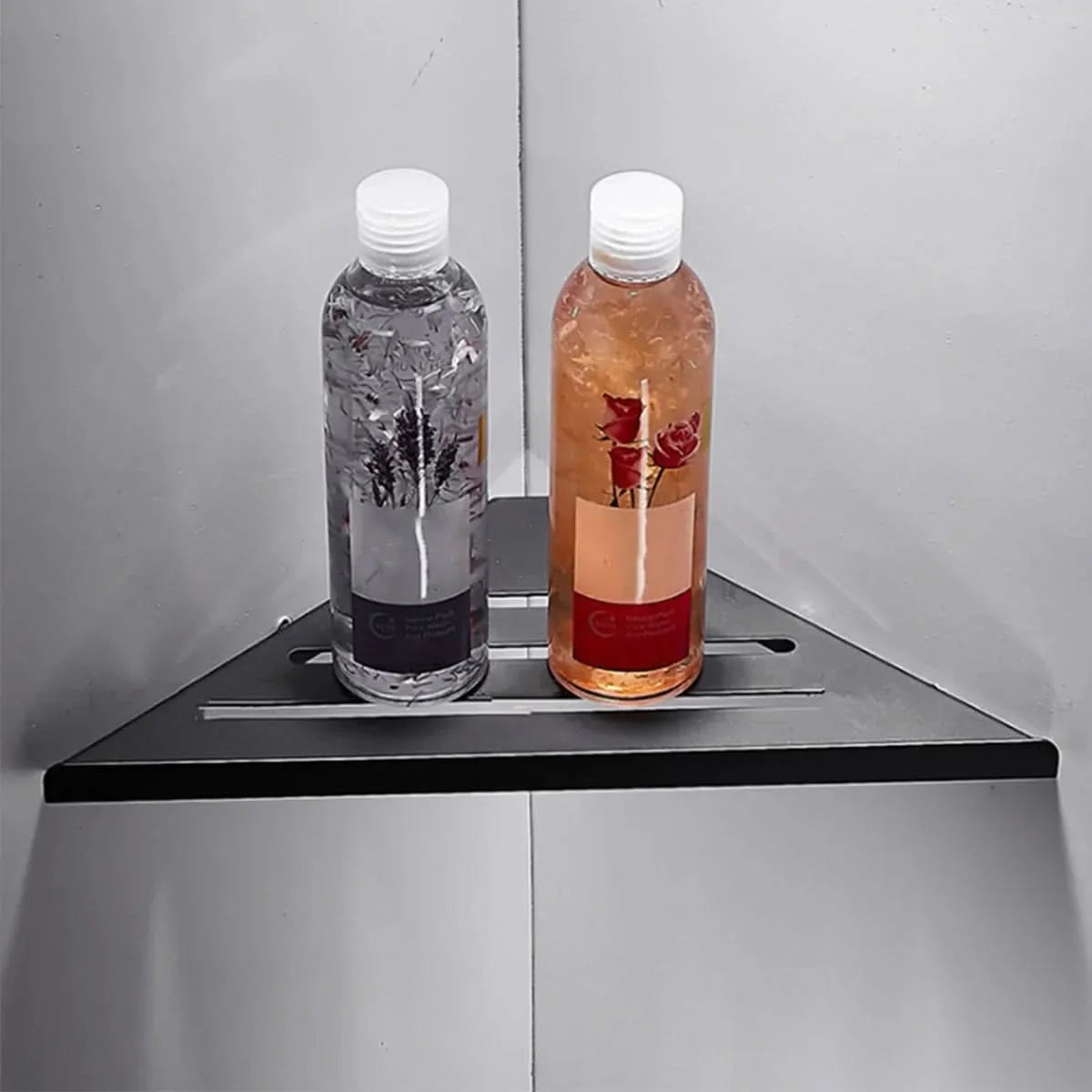 Corner Shower Shelf Stainless Steel Screw-Mounted Open-Drainage Base