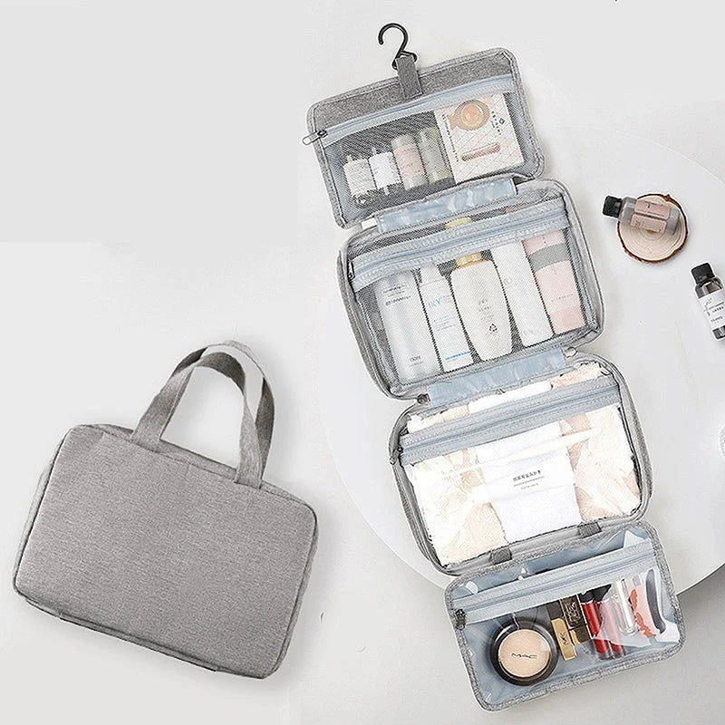 Cosmetic Organizer Compact Travel Design Four Compartments