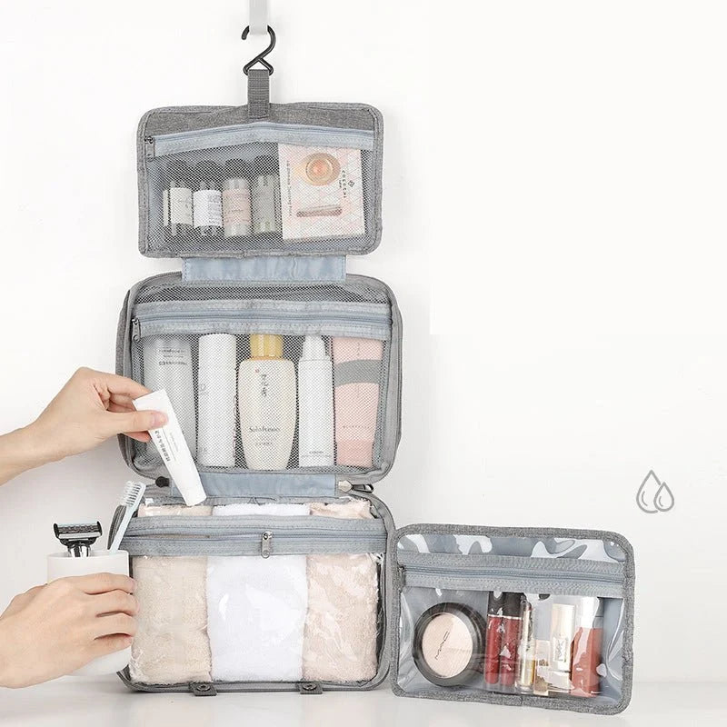 Cosmetic Organizer Compact Travel Design Four Compartments