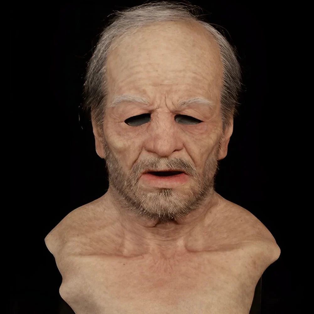 Costume Face Mask Realistic Movable Mouth Handcrafted Details