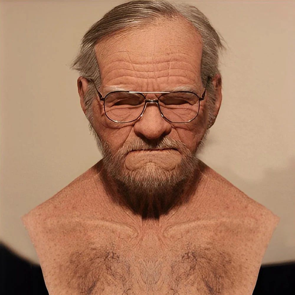 Costume Face Mask Realistic Movable Mouth Handcrafted Details