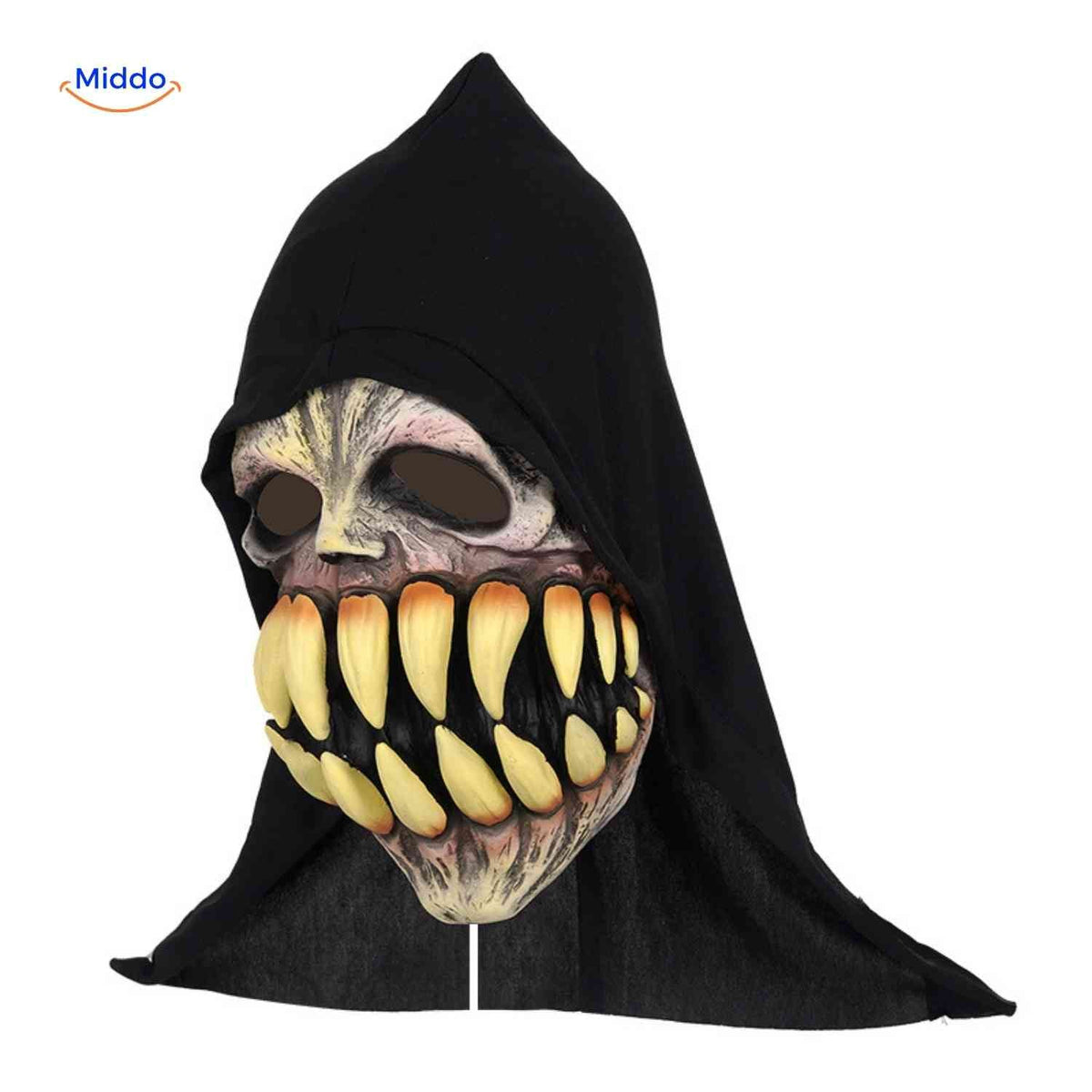 Costume Mask Full-Face Integrated Hood Breathable Mesh