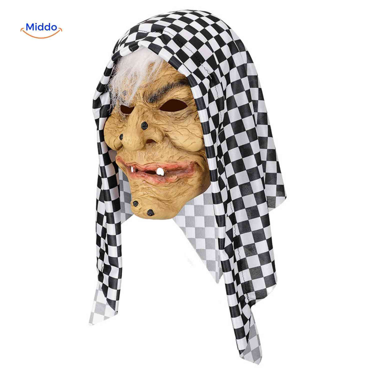 Costume Mask Full-Face Integrated Hood Breathable Mesh
