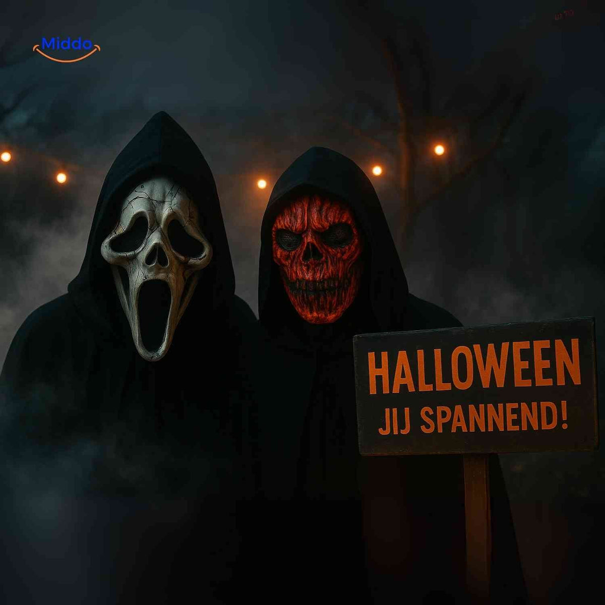 Costume Mask Full-Face Integrated Hood Breathable Mesh