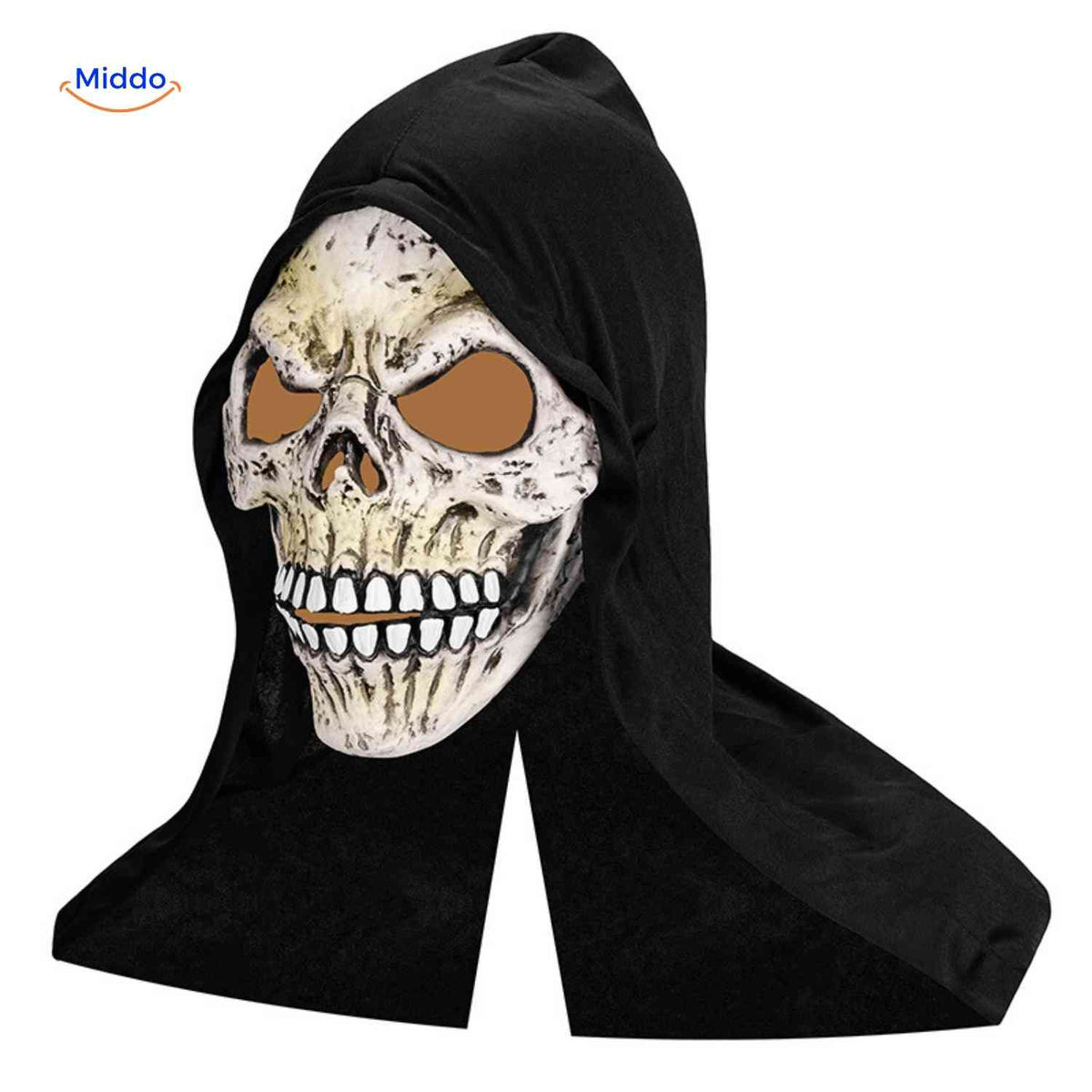 Costume Mask Full-Face Integrated Hood Breathable Mesh