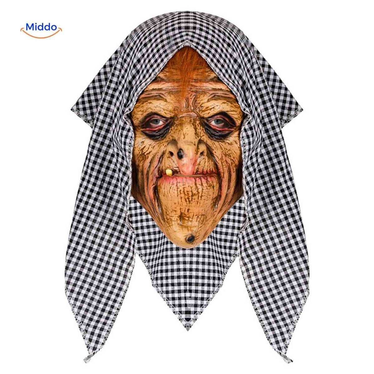 Costume Mask Full-Face Integrated Hood Breathable Mesh