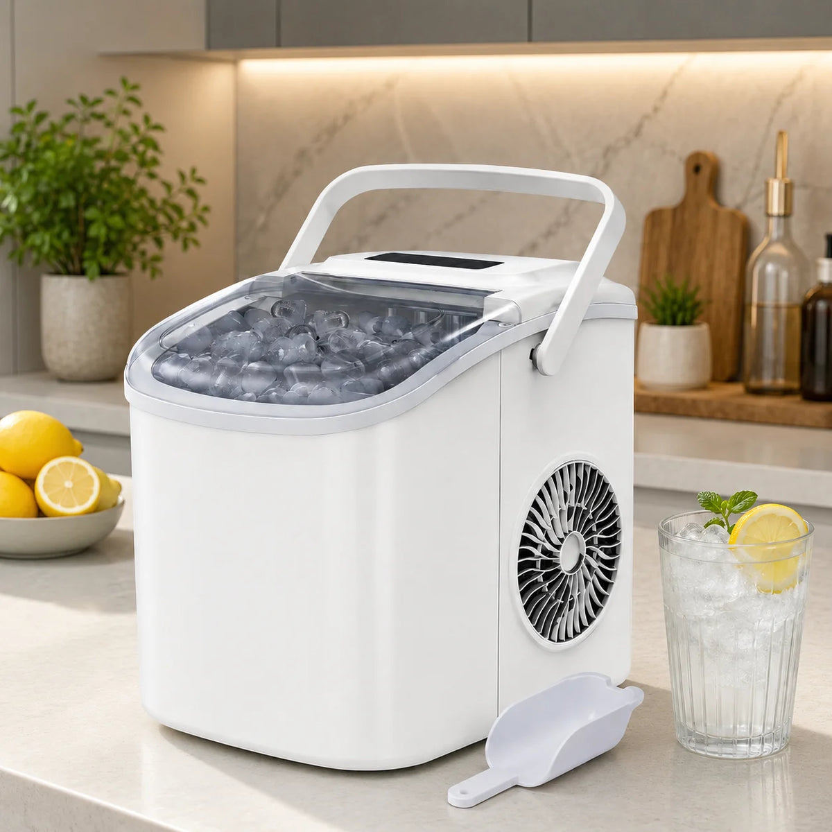 Countertop Nugget Ice Maker Soft Chewable No Plumbing