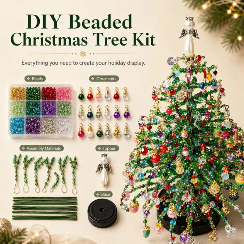 Craft Kit Beaded Tree DIY Tabletop Decoration