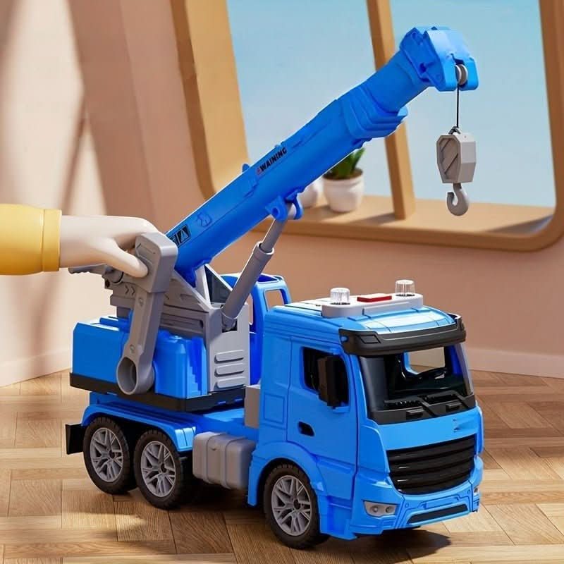 Crane Truck Toy Movable Arm Lights & Sound