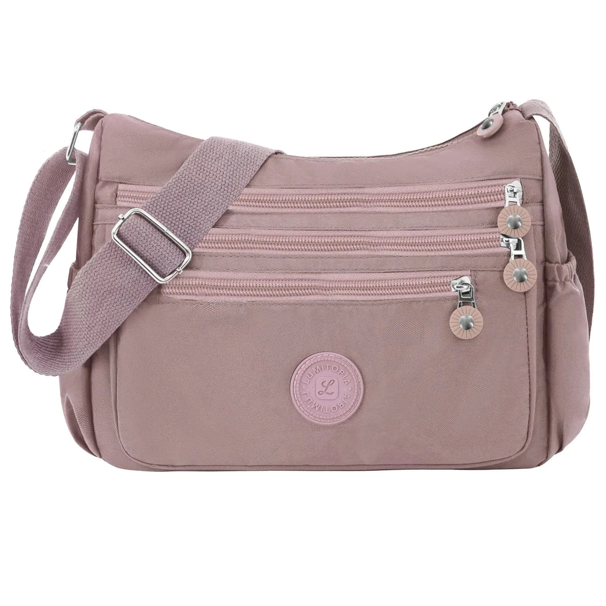 Crossbody Bag Nylon Water-Resistant Adjustable Strap
