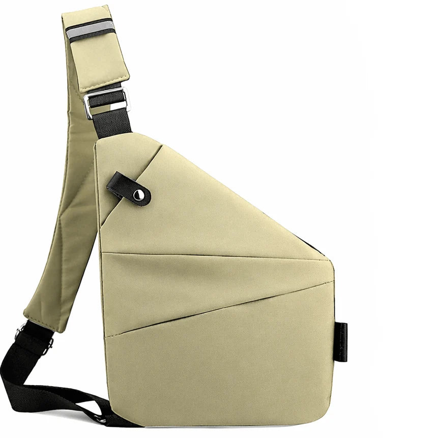 Crossbody Bag RFID Protection Water-Resistant Cut-Resistant Strap