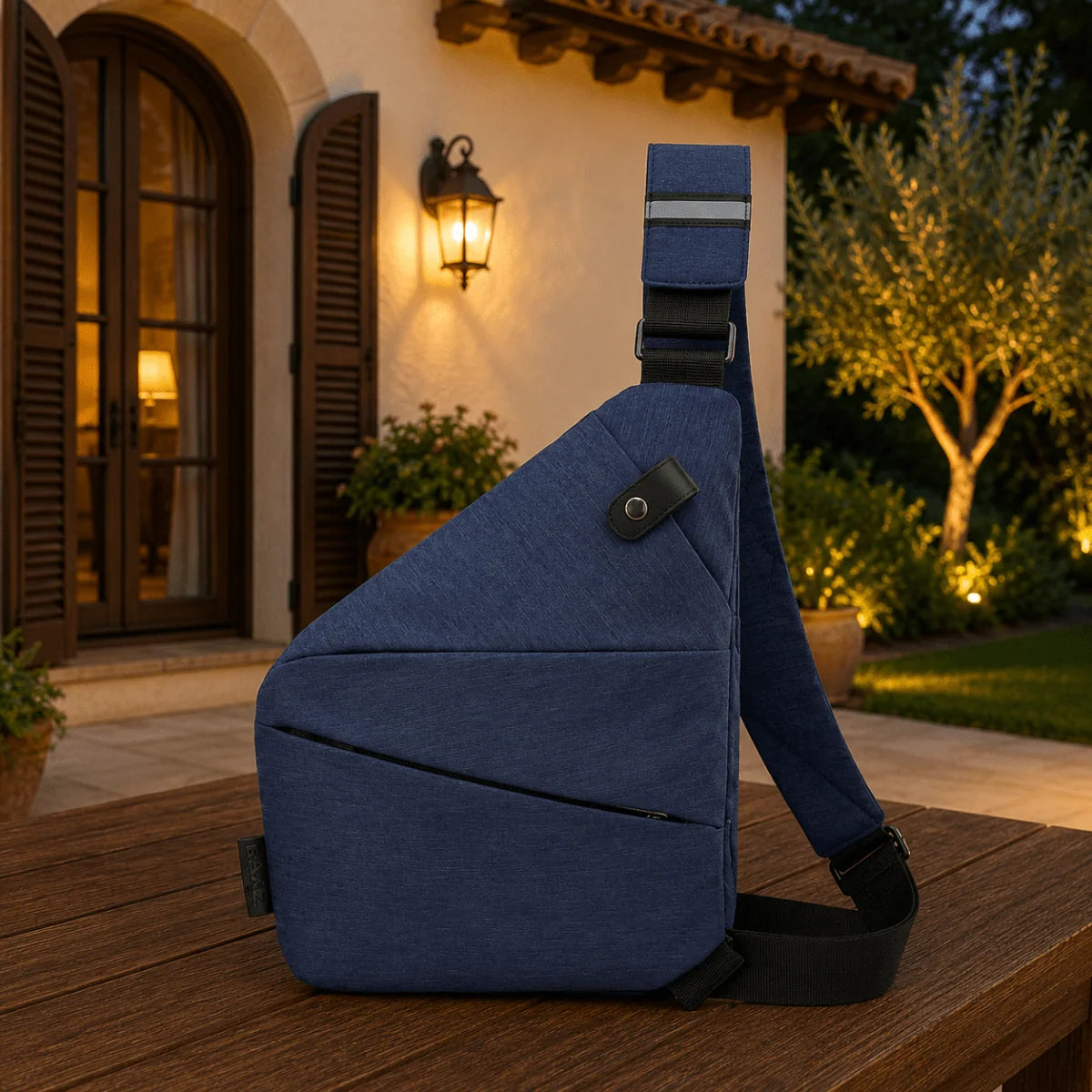 Crossbody Bag RFID Protection Water-Resistant Cut-Resistant Strap
