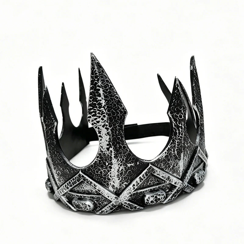 Crown Tiara Pointed Metal Lightweight Costume Accessory
