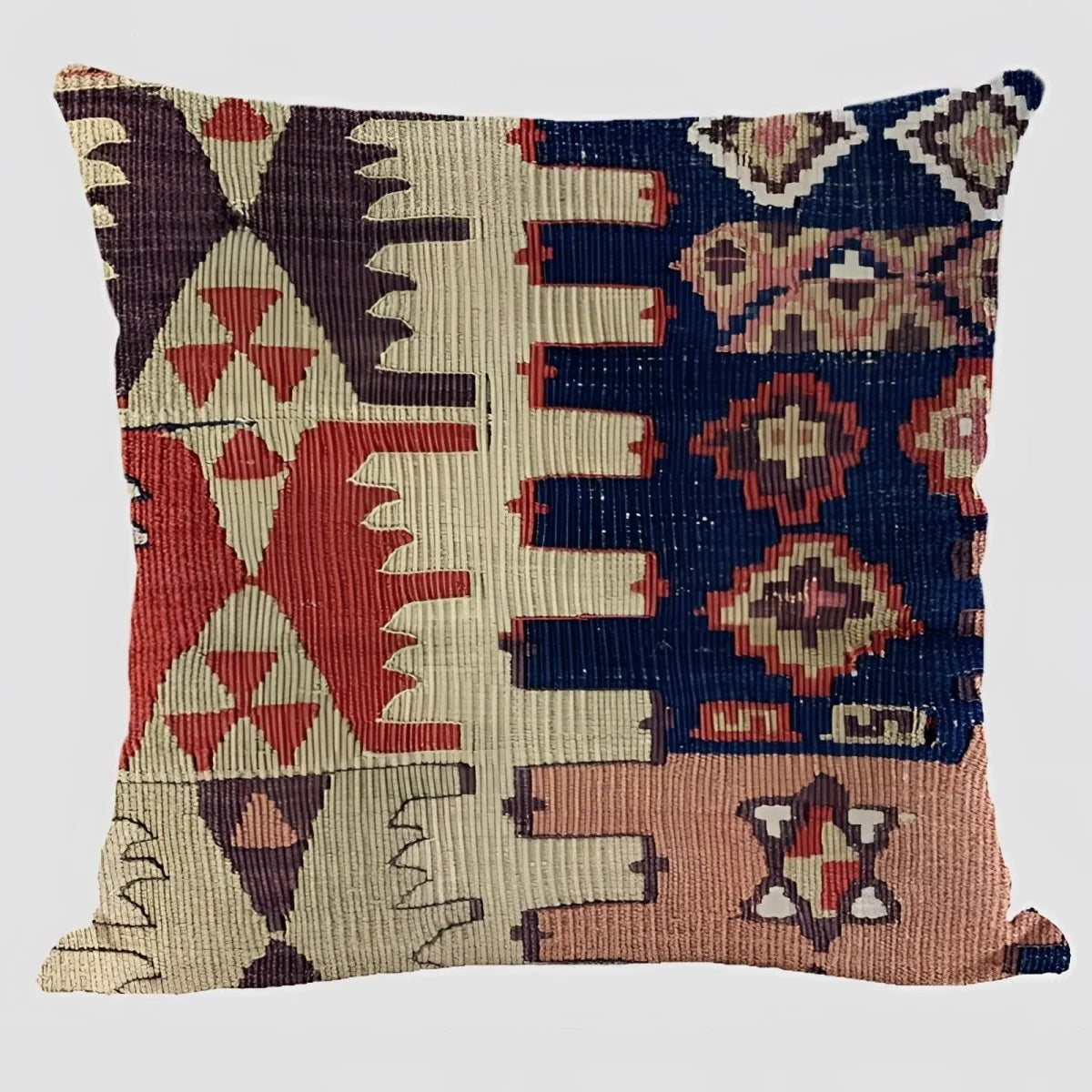 Cushion Cover Polyester Boho Design 17.7 Inch Square