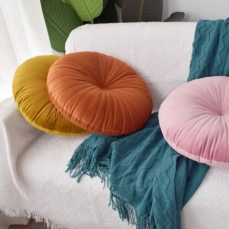 Cushion Fluffy Polyester-Cotton Machine Washable